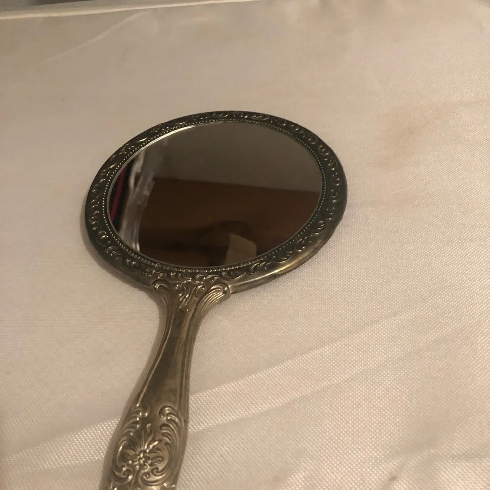 Elegant 1918 Silver Hand Mirror- 968 $100 or $80 w/offer